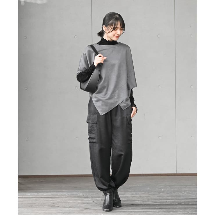 アシンメトリースエードポンチプルオーバー | rps | 詳細画像11 