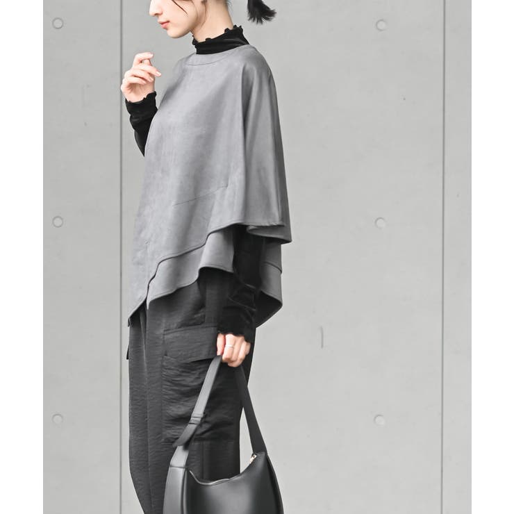 アシンメトリースエードポンチプルオーバー | rps | 詳細画像12 