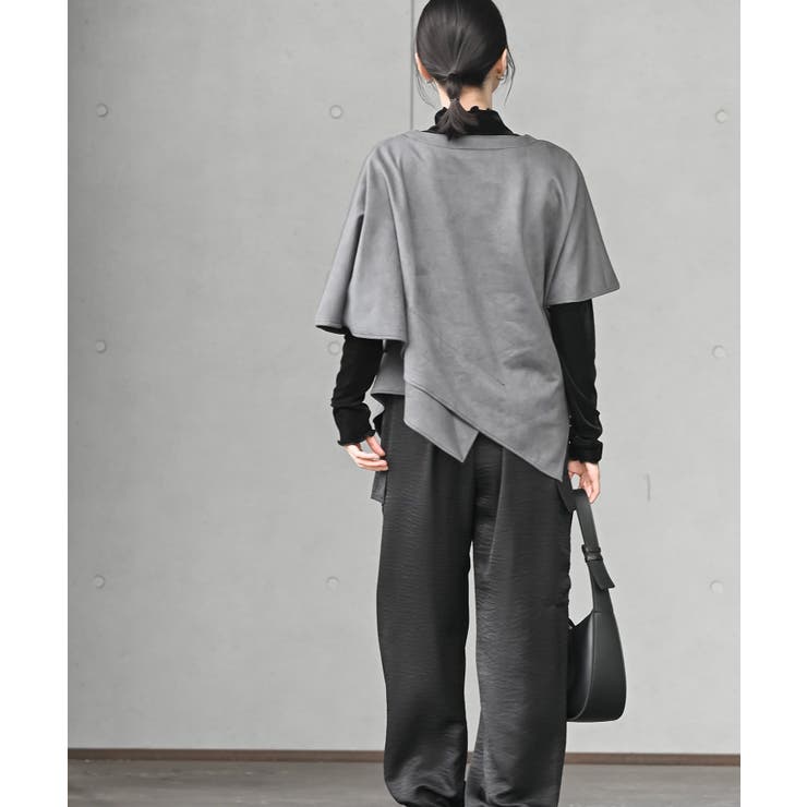 アシンメトリースエードポンチプルオーバー | rps | 詳細画像13 