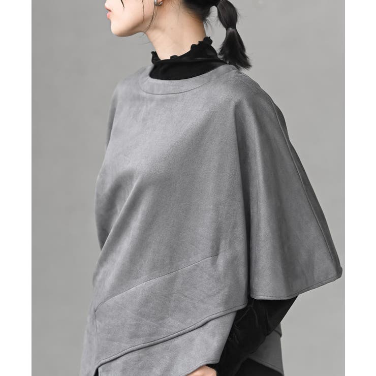 アシンメトリースエードポンチプルオーバー | rps | 詳細画像16 