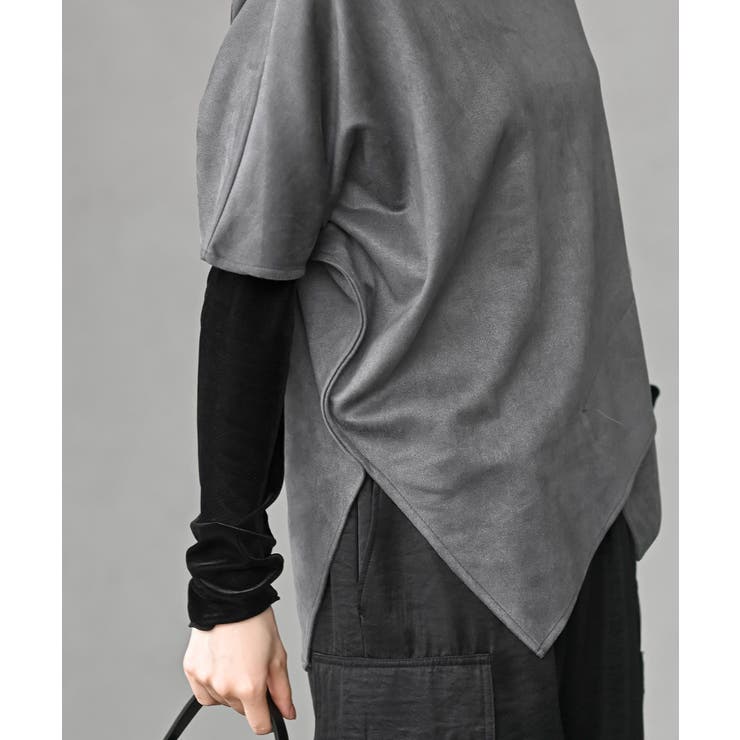 アシンメトリースエードポンチプルオーバー | rps | 詳細画像18 