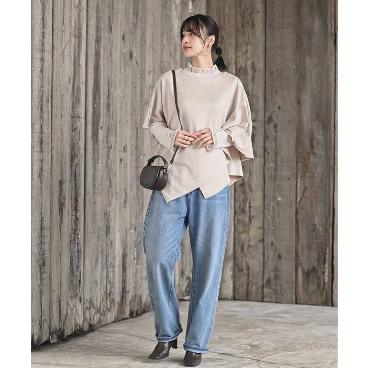 アシンメトリースエードポンチプルオーバー | rps | 詳細画像19 