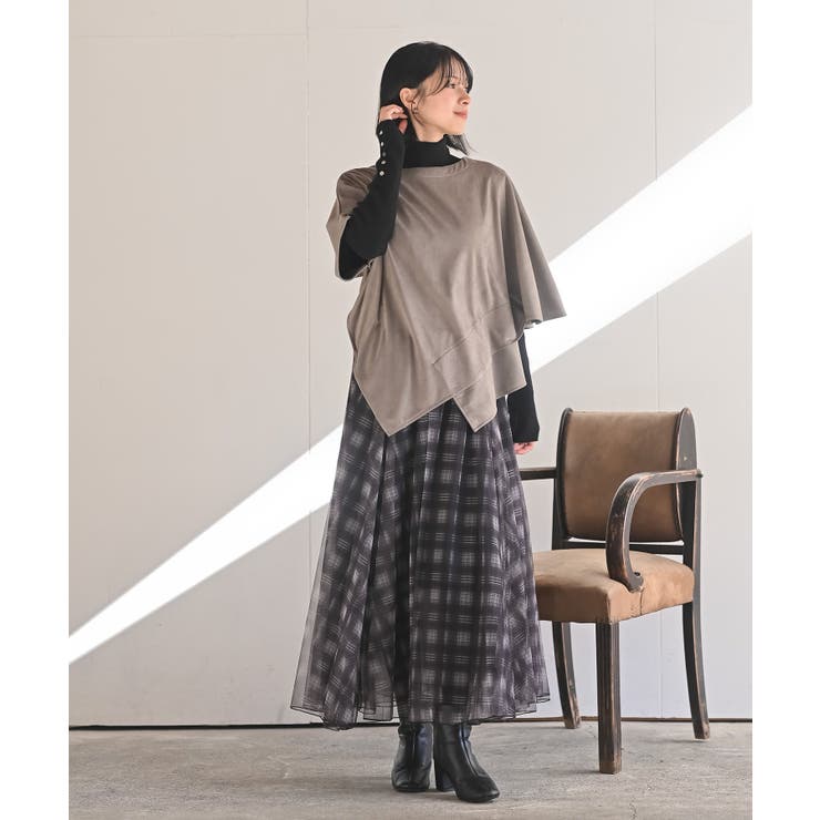 アシンメトリースエードポンチプルオーバー | rps | 詳細画像2 