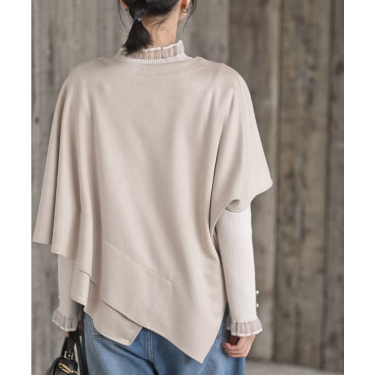 アシンメトリースエードポンチプルオーバー | rps | 詳細画像25 