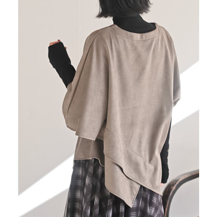 アシンメトリースエードポンチプルオーバー | rps | 詳細画像8 