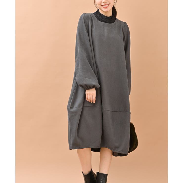 ツイルコールコクーンワンピース 品番 Rpsw Rps アールピーエス のレディースファッション通販 Shoplist ショップリスト