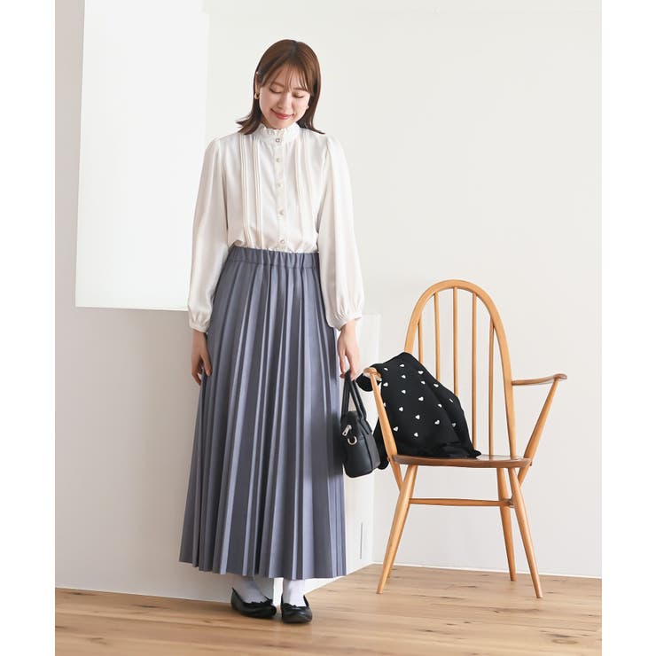 多釦ハイネックブラウス | rps | 詳細画像11 