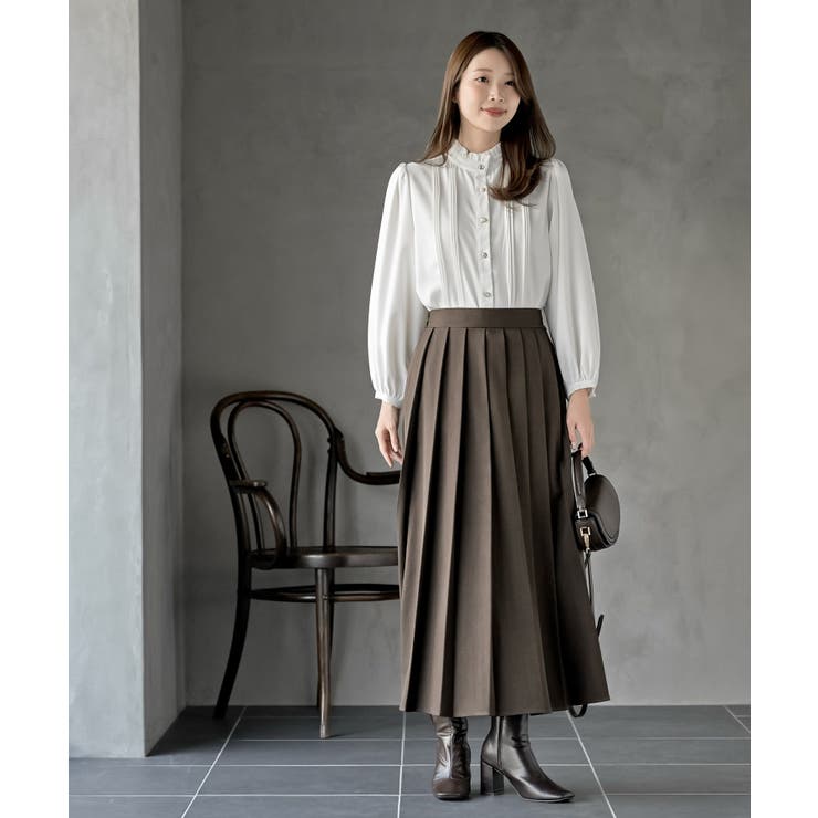 多釦ハイネックブラウス | rps | 詳細画像2 