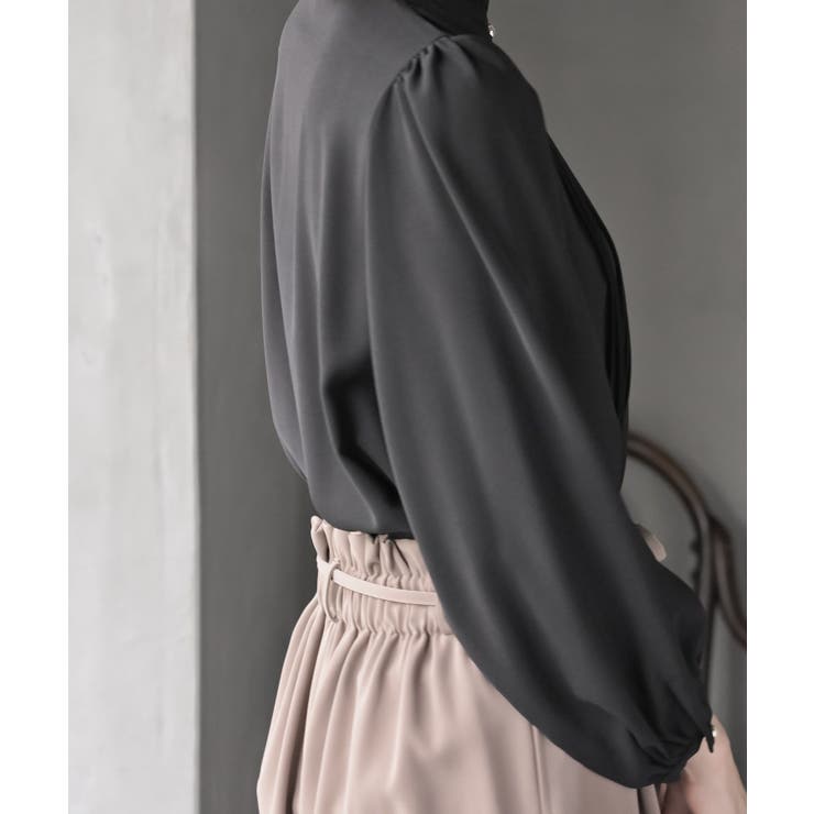 多釦ハイネックブラウス | rps | 詳細画像20 