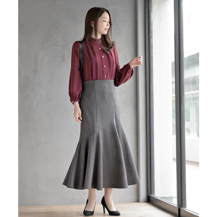 多釦ハイネックブラウス | rps | 詳細画像22 