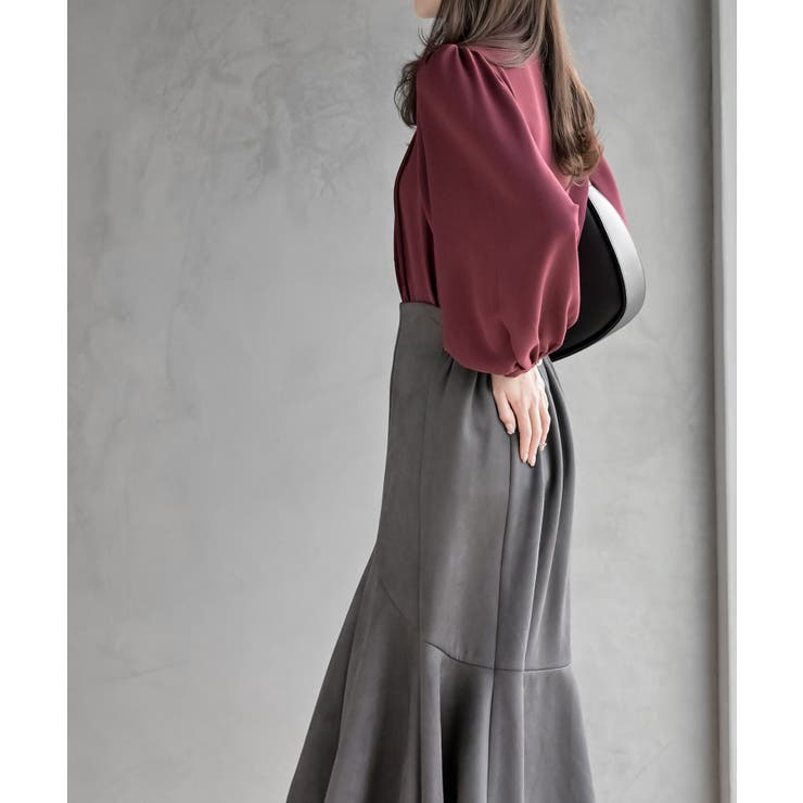 多釦ハイネックブラウス | rps | 詳細画像23 