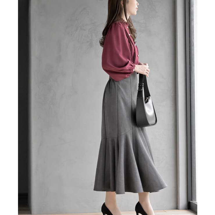 多釦ハイネックブラウス | rps | 詳細画像25 