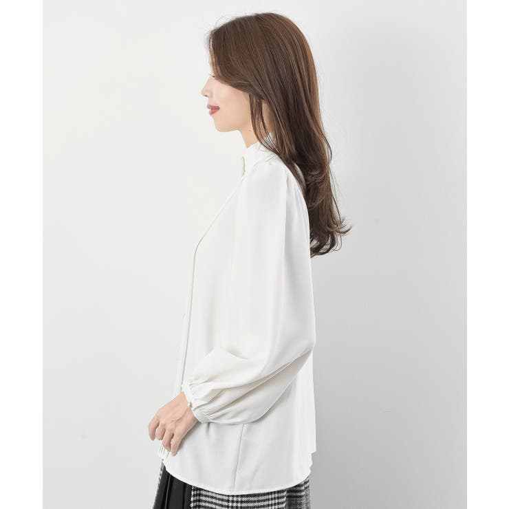 多釦ハイネックブラウス | rps | 詳細画像31 