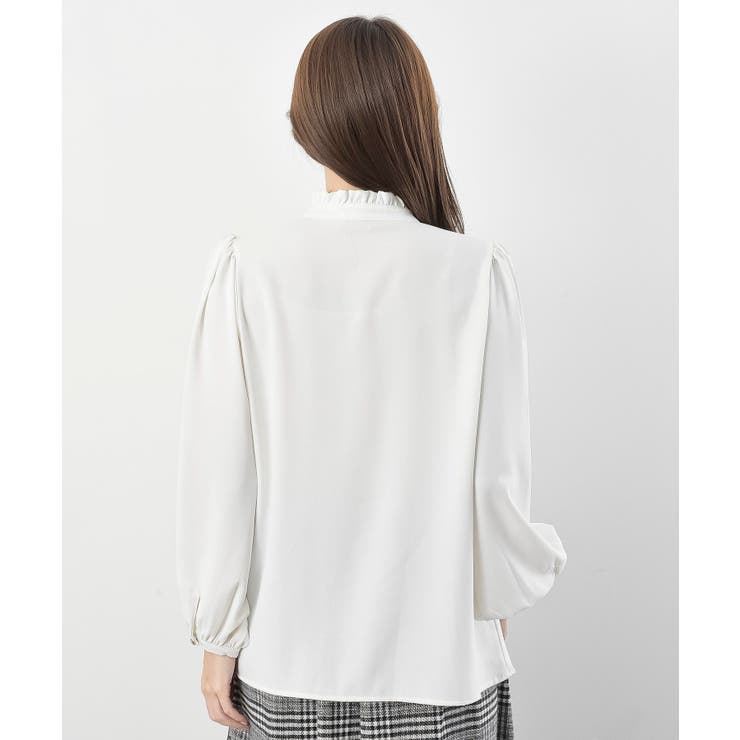 多釦ハイネックブラウス | rps | 詳細画像32 