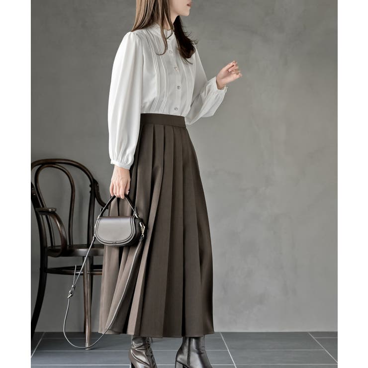 多釦ハイネックブラウス | rps | 詳細画像5 