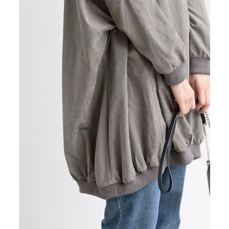 ピーチ起毛リブ使いゆったりチュニック | rps | 詳細画像25 