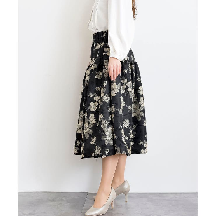 フラワージャガードフレアースカート | rps | 詳細画像19 