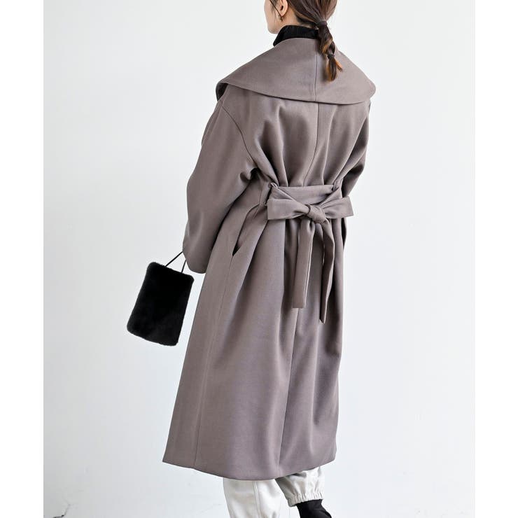 ショールカラーロングコート[品番：RPSW0002230]｜rps（アールピーエス