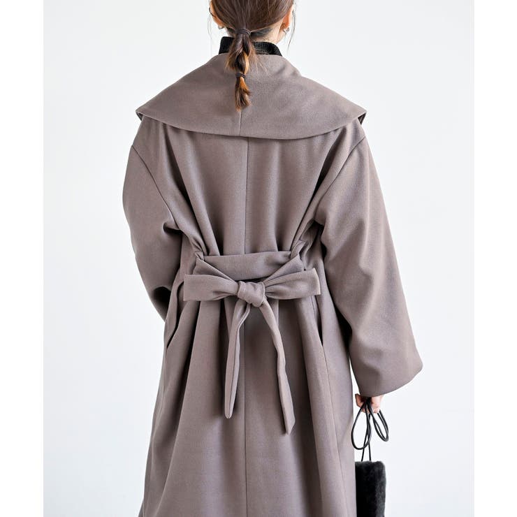 ショールカラーロングコート[品番：RPSW0002230]｜rps（アールピーエス