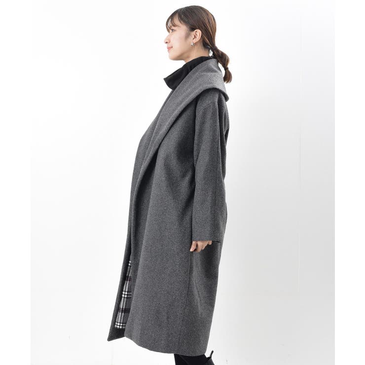 ショールカラーロングコート[品番：RPSW0002230]｜rps（アールピーエス