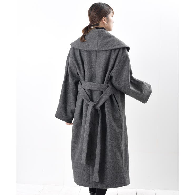 ショールカラーロングコート[品番：RPSW0002230]｜rps（アールピーエス