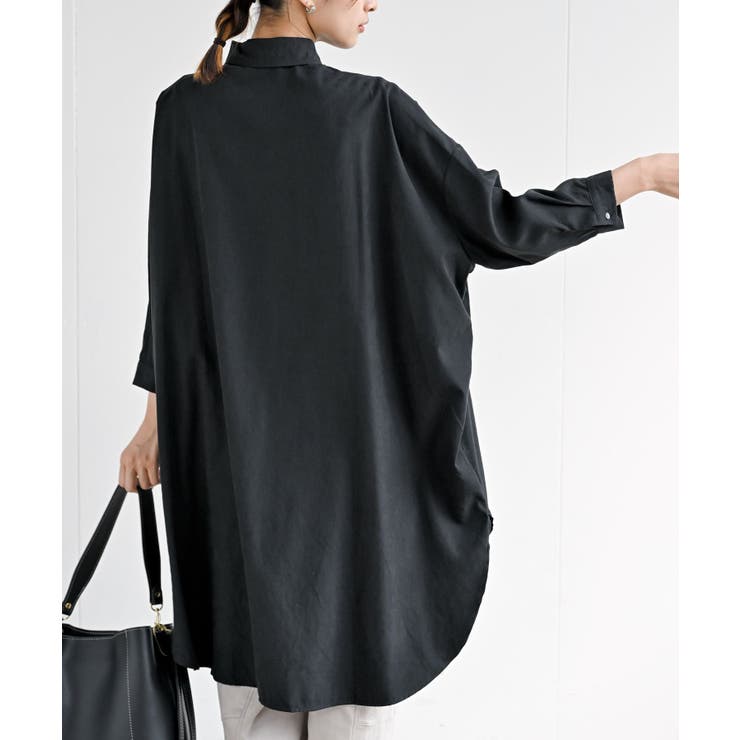 ピーチ起毛ドルマンシャツワンピース | rps | 詳細画像16 