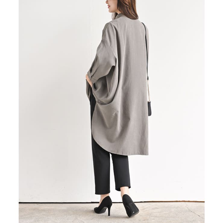 ピーチ起毛ドルマンシャツワンピース | rps | 詳細画像20 