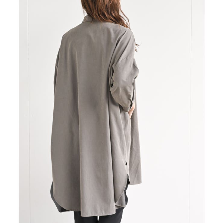 ピーチ起毛ドルマンシャツワンピース | rps | 詳細画像24 