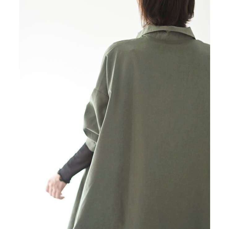 ピーチ起毛ドルマンシャツワンピース | rps | 詳細画像5 