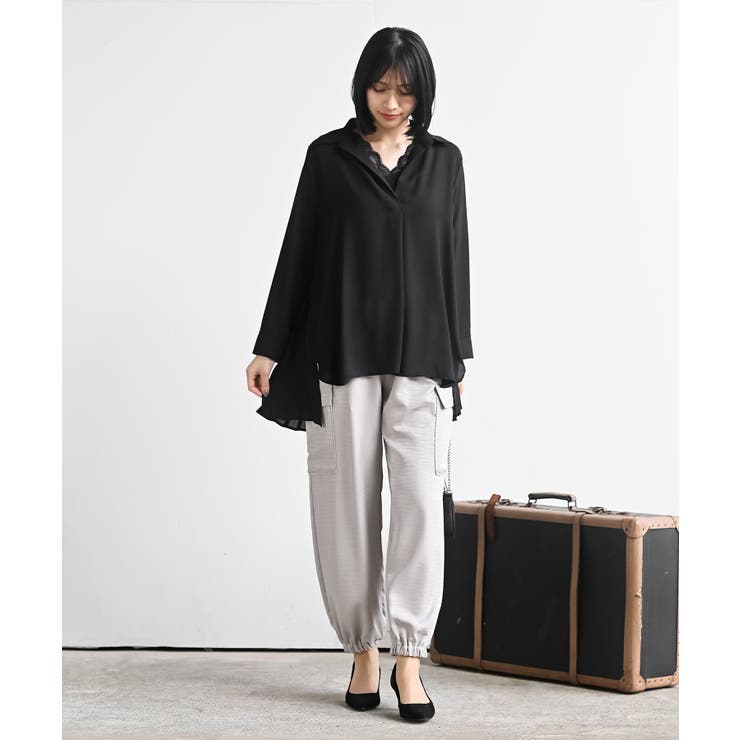 ＢＡＣＫプリーツスキッパーブラウス | rps | 詳細画像11 