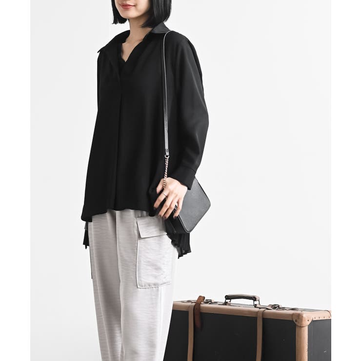 ＢＡＣＫプリーツスキッパーブラウス | rps | 詳細画像12 