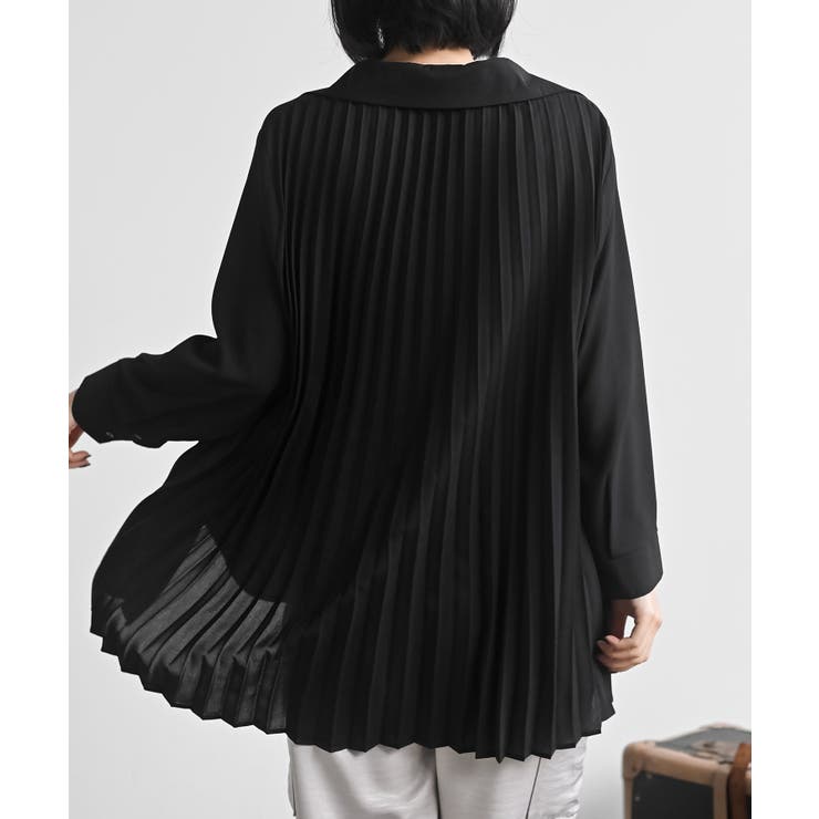 ＢＡＣＫプリーツスキッパーブラウス | rps | 詳細画像17 