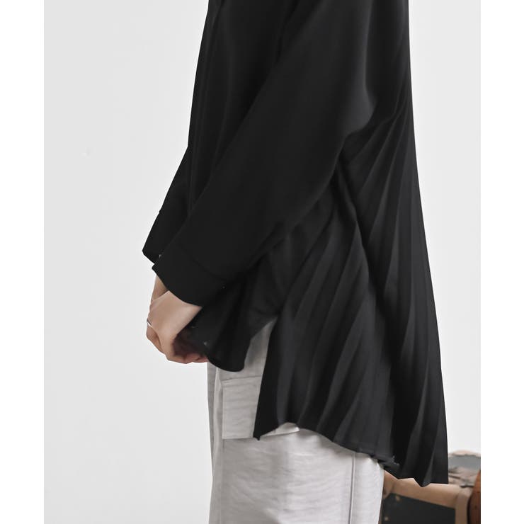 ＢＡＣＫプリーツスキッパーブラウス | rps | 詳細画像18 