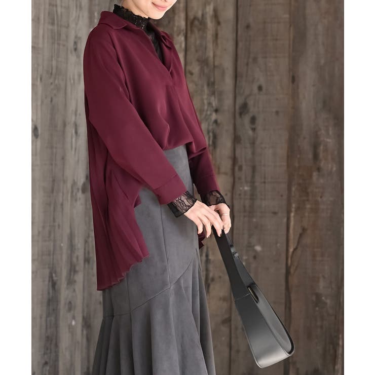 ＢＡＣＫプリーツスキッパーブラウス | rps | 詳細画像21 