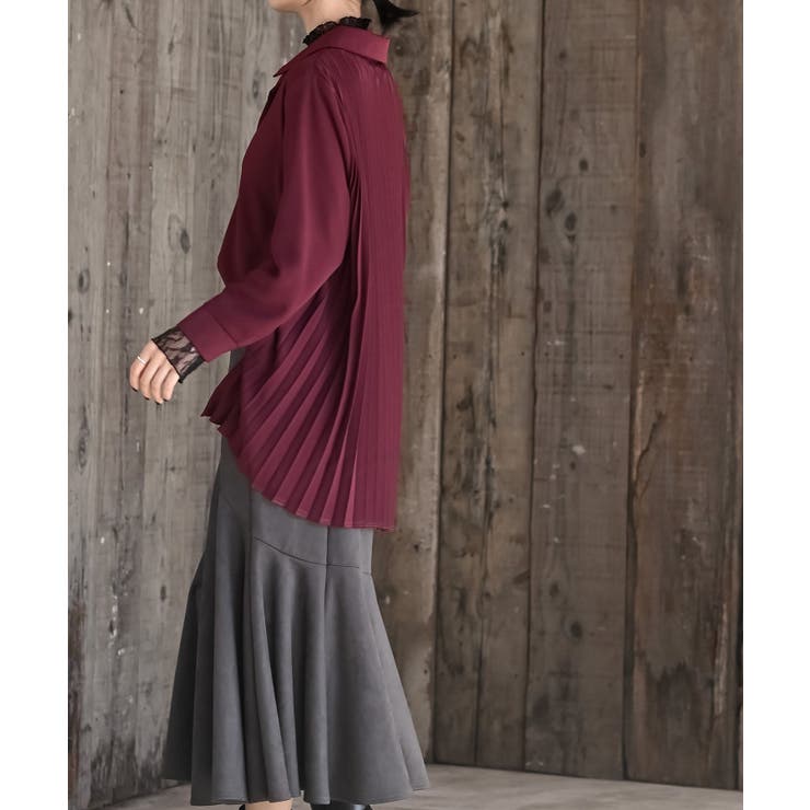 ＢＡＣＫプリーツスキッパーブラウス | rps | 詳細画像23 