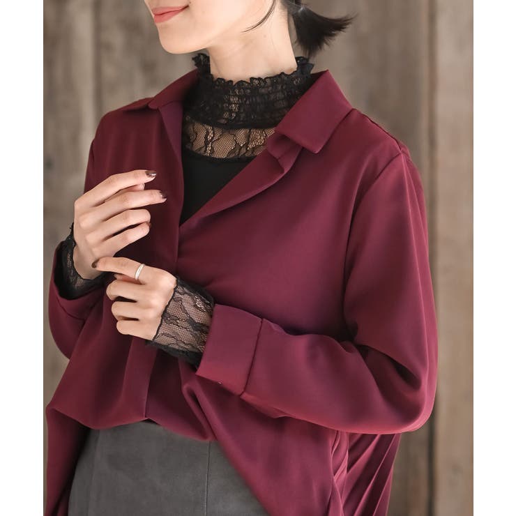 ＢＡＣＫプリーツスキッパーブラウス | rps | 詳細画像24 