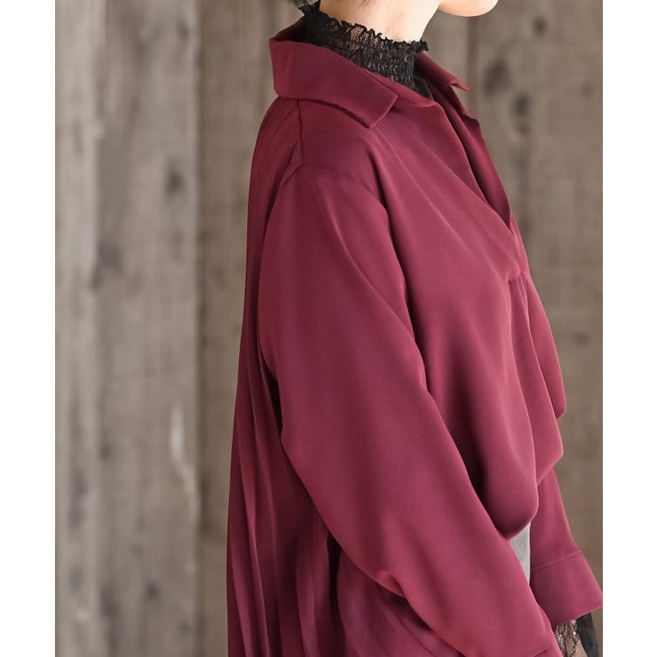 ＢＡＣＫプリーツスキッパーブラウス | rps | 詳細画像25 