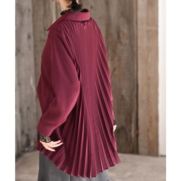 ＢＡＣＫプリーツスキッパーブラウス | rps | 詳細画像26 