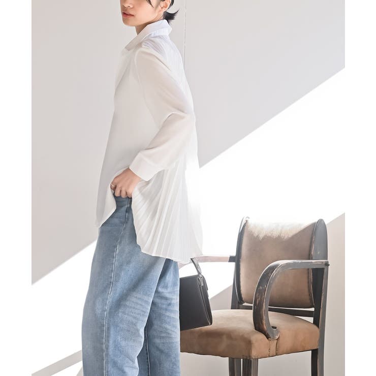 ＢＡＣＫプリーツスキッパーブラウス | rps | 詳細画像3 