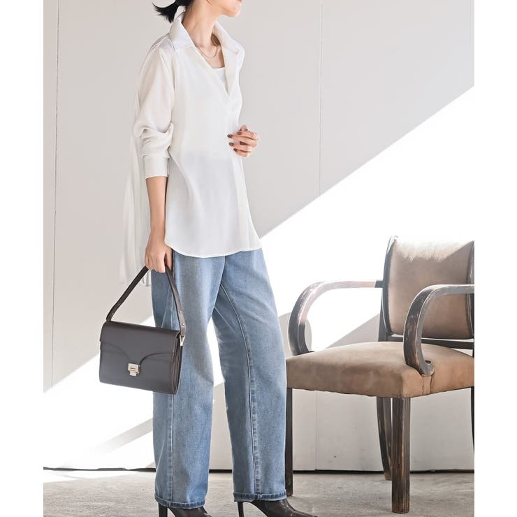 ＢＡＣＫプリーツスキッパーブラウス | rps | 詳細画像5 