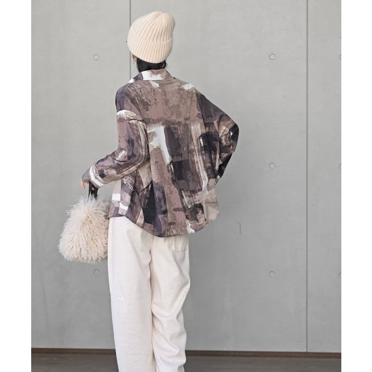 アソートプリントタックブラウス | rps | 詳細画像13 