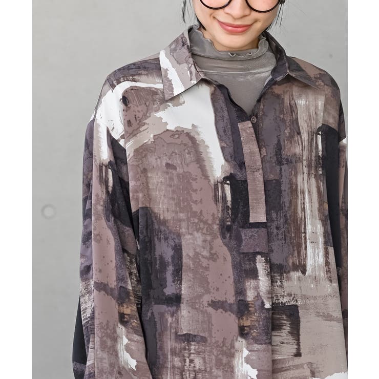 アソートプリントタックブラウス | rps | 詳細画像15 