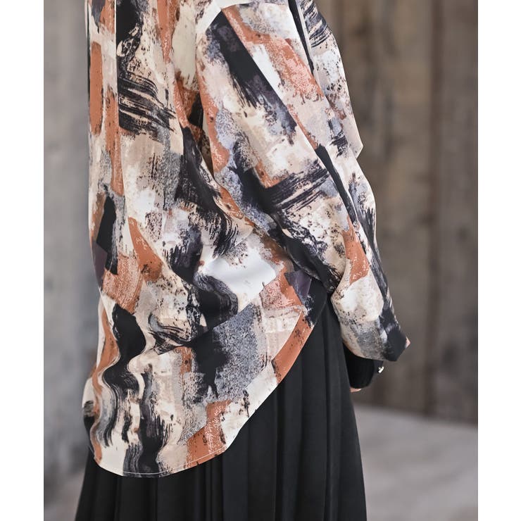 アソートプリントタックブラウス | rps | 詳細画像27 