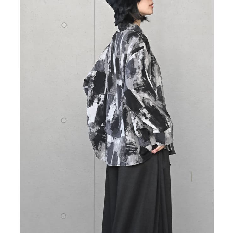 アソートプリントタックブラウス | rps | 詳細画像3 