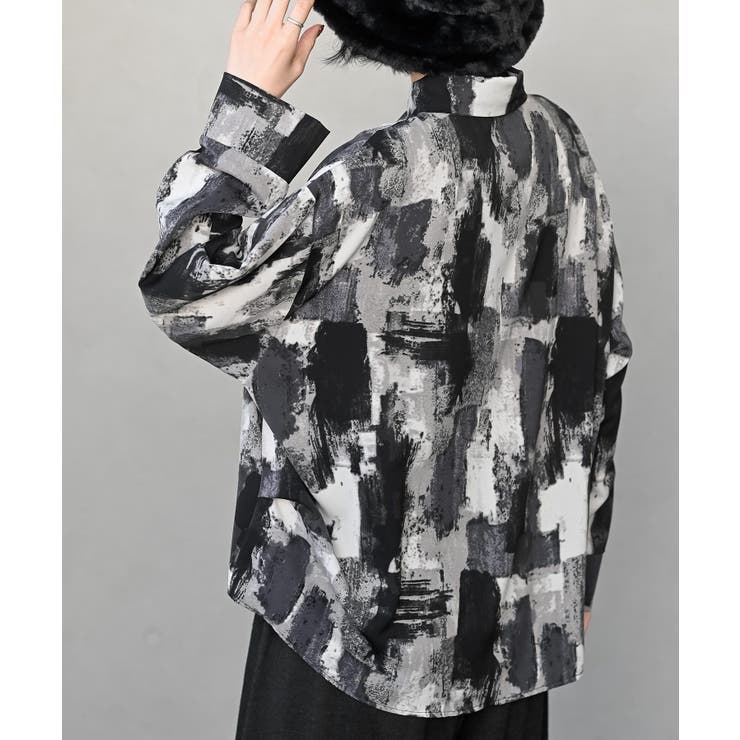 アソートプリントタックブラウス | rps | 詳細画像8 