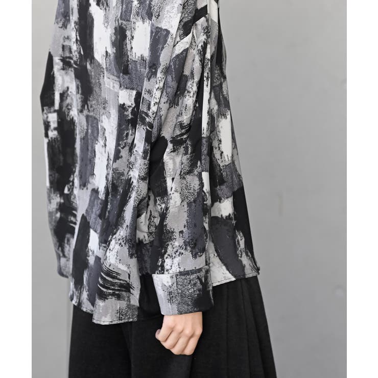 アソートプリントタックブラウス | rps | 詳細画像9 