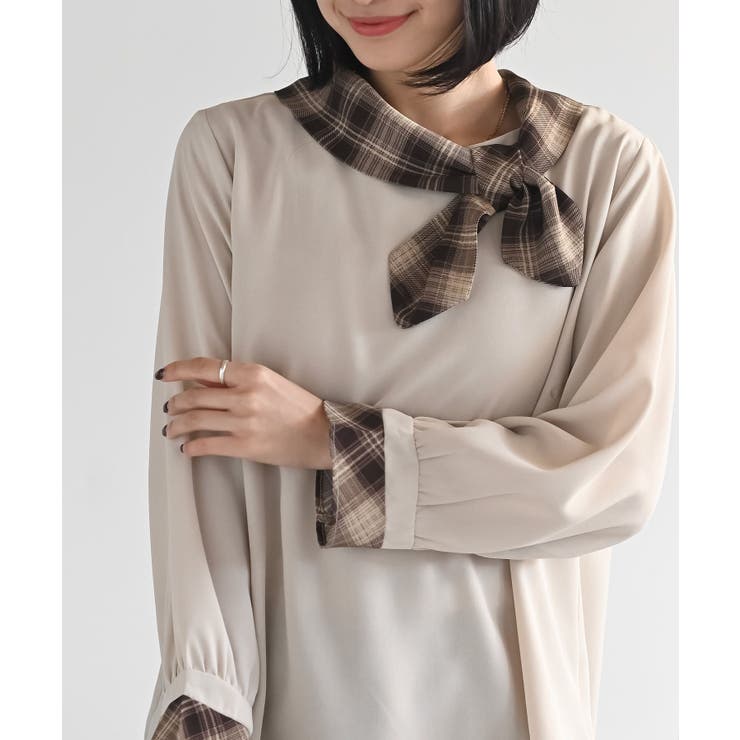 リボンネックブラウス | rps | 詳細画像14 