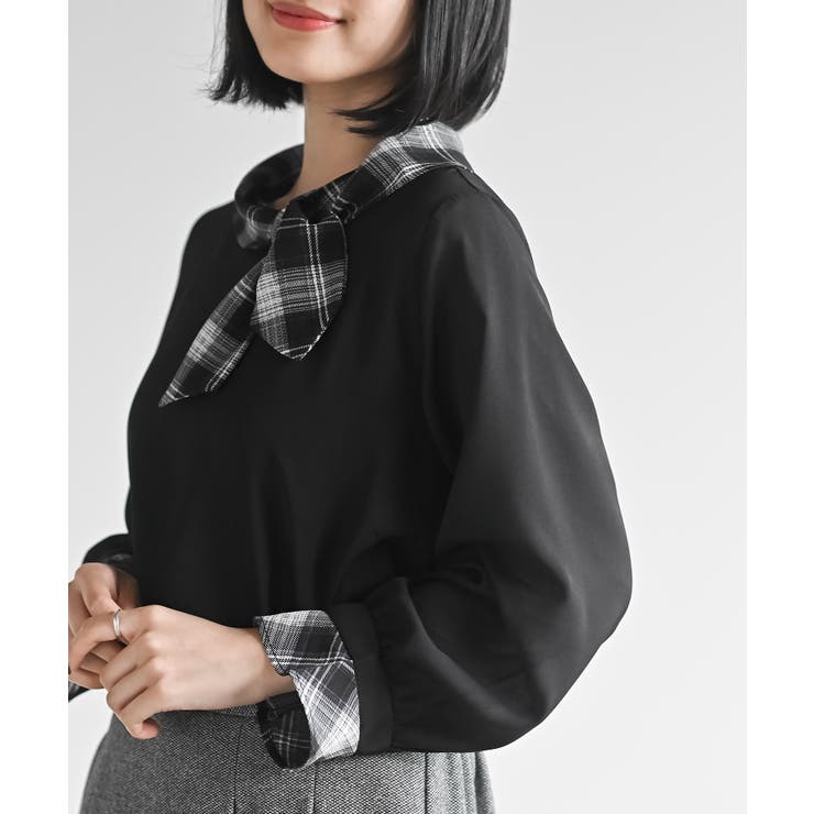 リボンネックブラウス | rps | 詳細画像9 