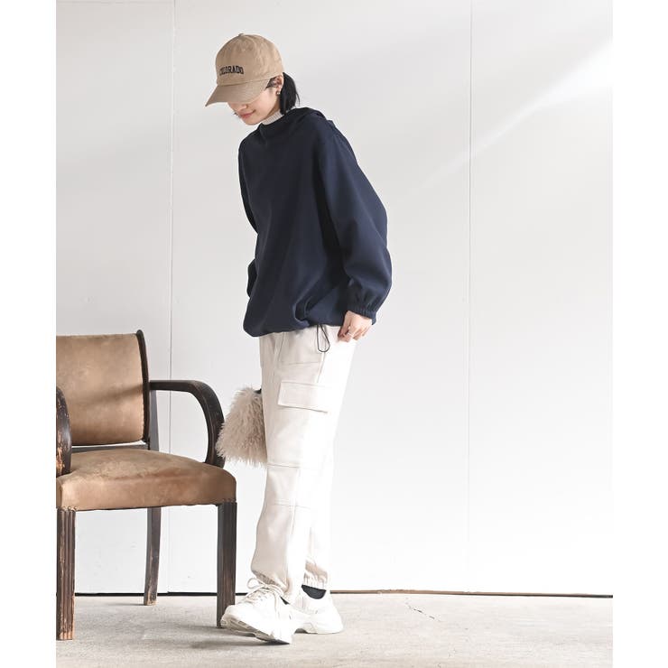 ツイル起毛フードブラウス | rps | 詳細画像10 