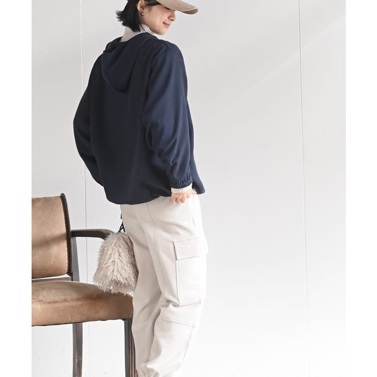 ツイル起毛フードブラウス | rps | 詳細画像12 